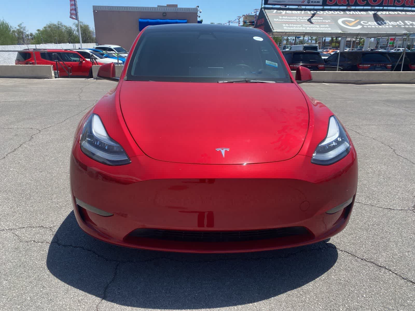 Used 2021 Tesla Model Y Long Range with VIN 5YJYGDEE9MF117786 for sale in Northfield, Minnesota