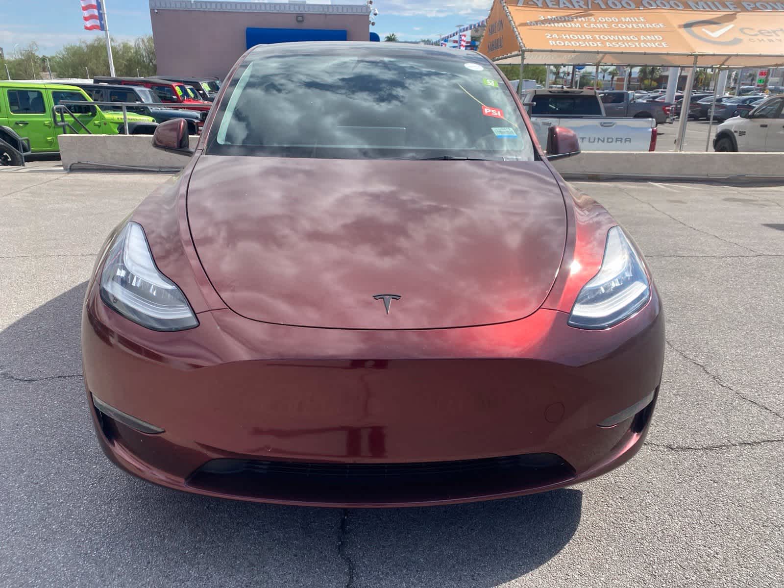 Used 2021 Tesla Model Y Long Range with VIN 5YJYGDEE2MF269599 for sale in Las Vegas, NV
