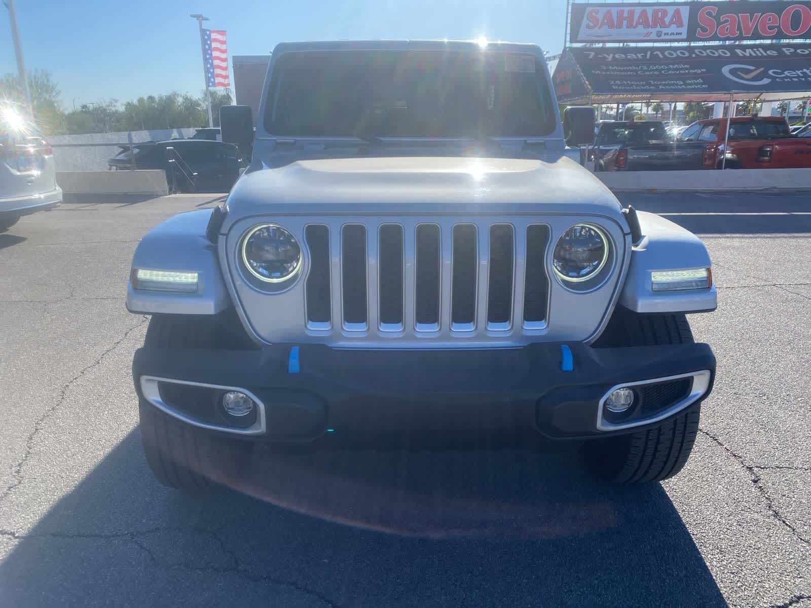 Used 2023 Jeep Wrangler 4xe Sahara 4XE with VIN 1C4JJXP6XPW572348 for sale in Las Vegas, NV