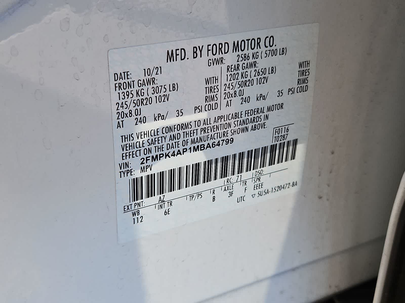 Thumbnail: 2021 Ford Edge - 35