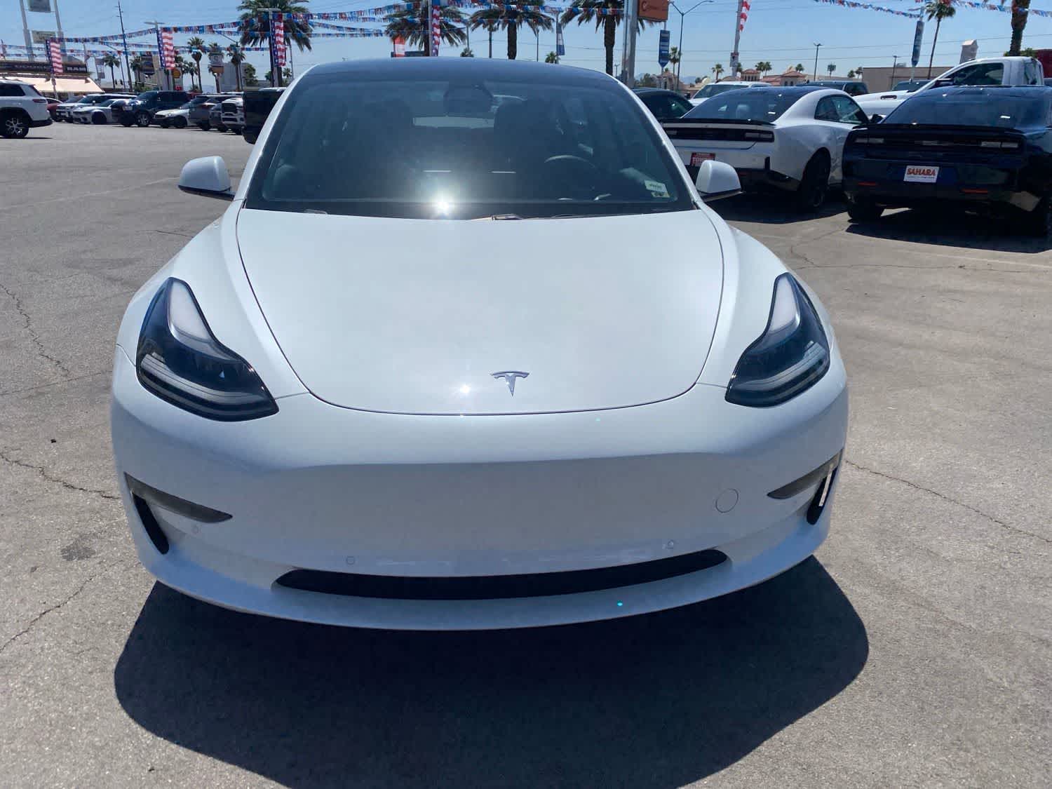 Used 2021 Tesla Model 3 Base with VIN 5YJ3E1EAXMF939203 for sale in Las Vegas, NV