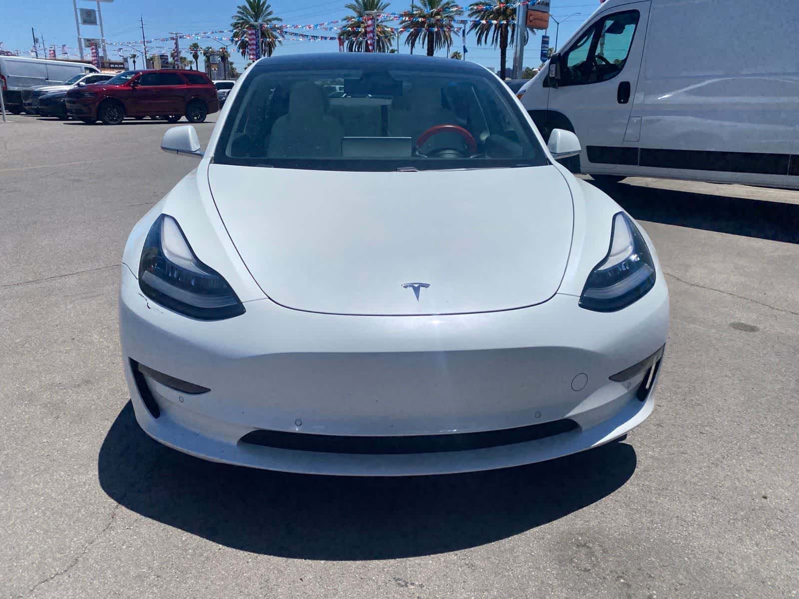 Used 2020 Tesla Model 3 Base with VIN 5YJ3E1EB9LF808335 for sale in Las Vegas, NV