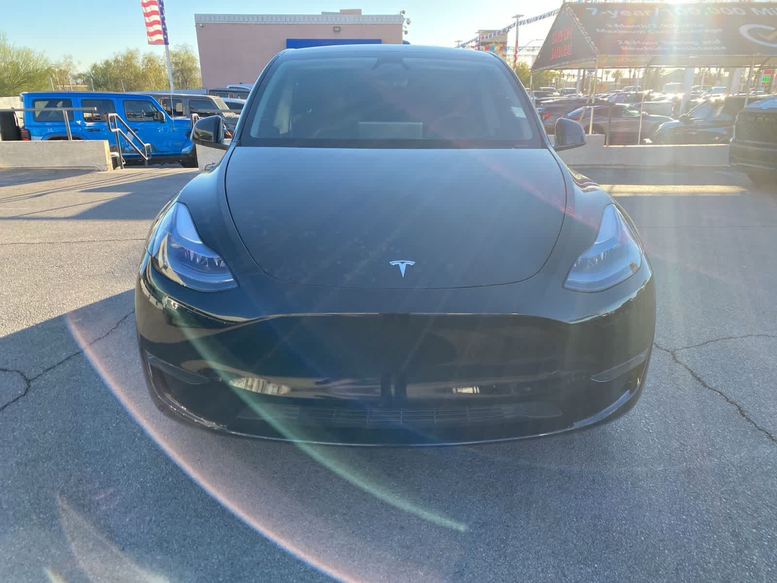 Used 2025 Tesla Model Y Long Range with VIN 7SAYGDED4SF216829 for sale in Kansas City