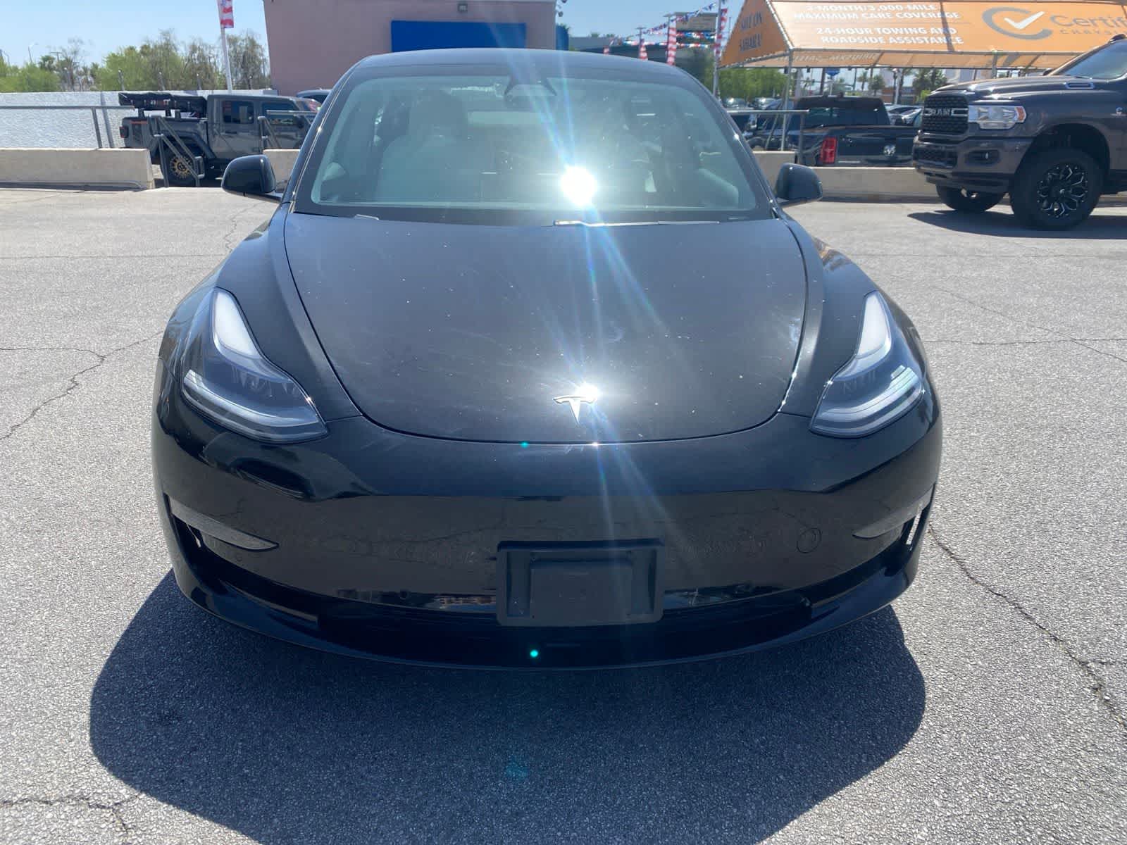 Used 2021 Tesla Model 3 Base with VIN 5YJ3E1EC2MF984525 for sale in Las Vegas, NV