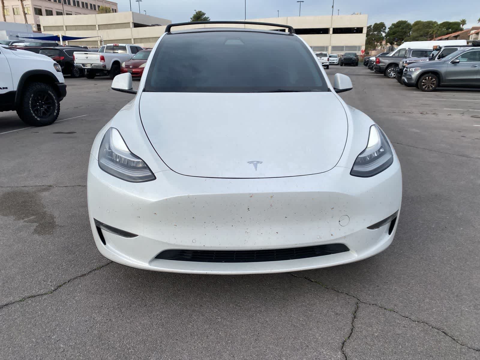 Used 2021 Tesla Model Y Long Range with VIN 5YJYGAEE0MF231156 for sale in Las Vegas, NV