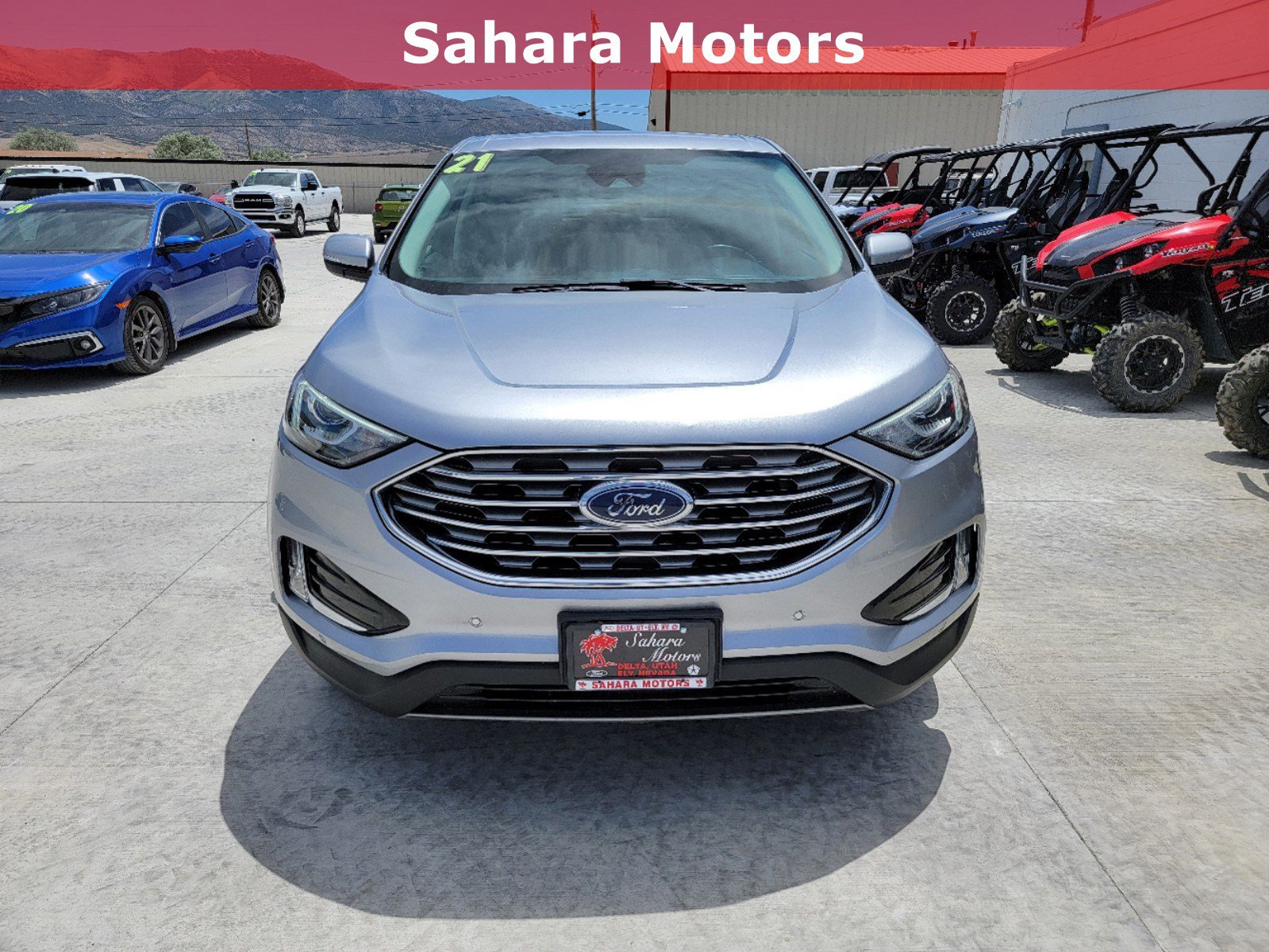 Used 2021 Ford Edge Titanium with VIN 2FMPK4K95MBA14794 for sale in Delta, UT