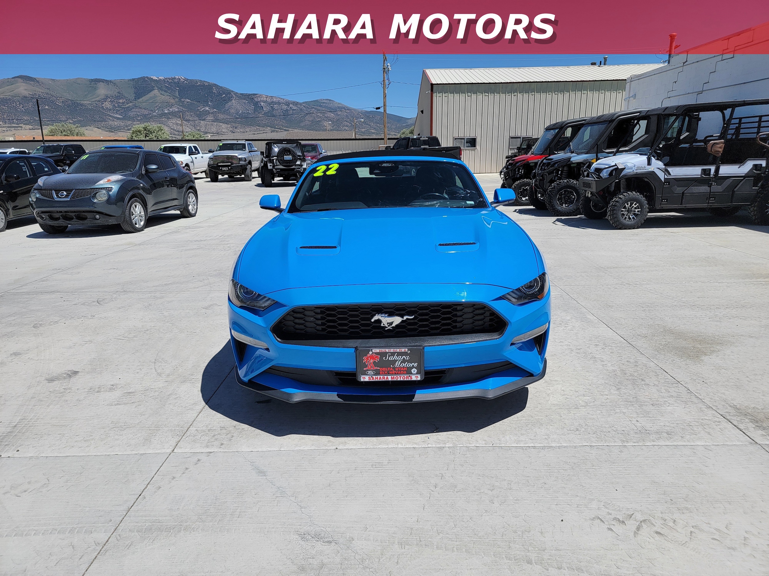 Used 2022 Ford Mustang EcoBoost Premium with VIN 1FATP8UH1N5118789 for sale in Delta, UT