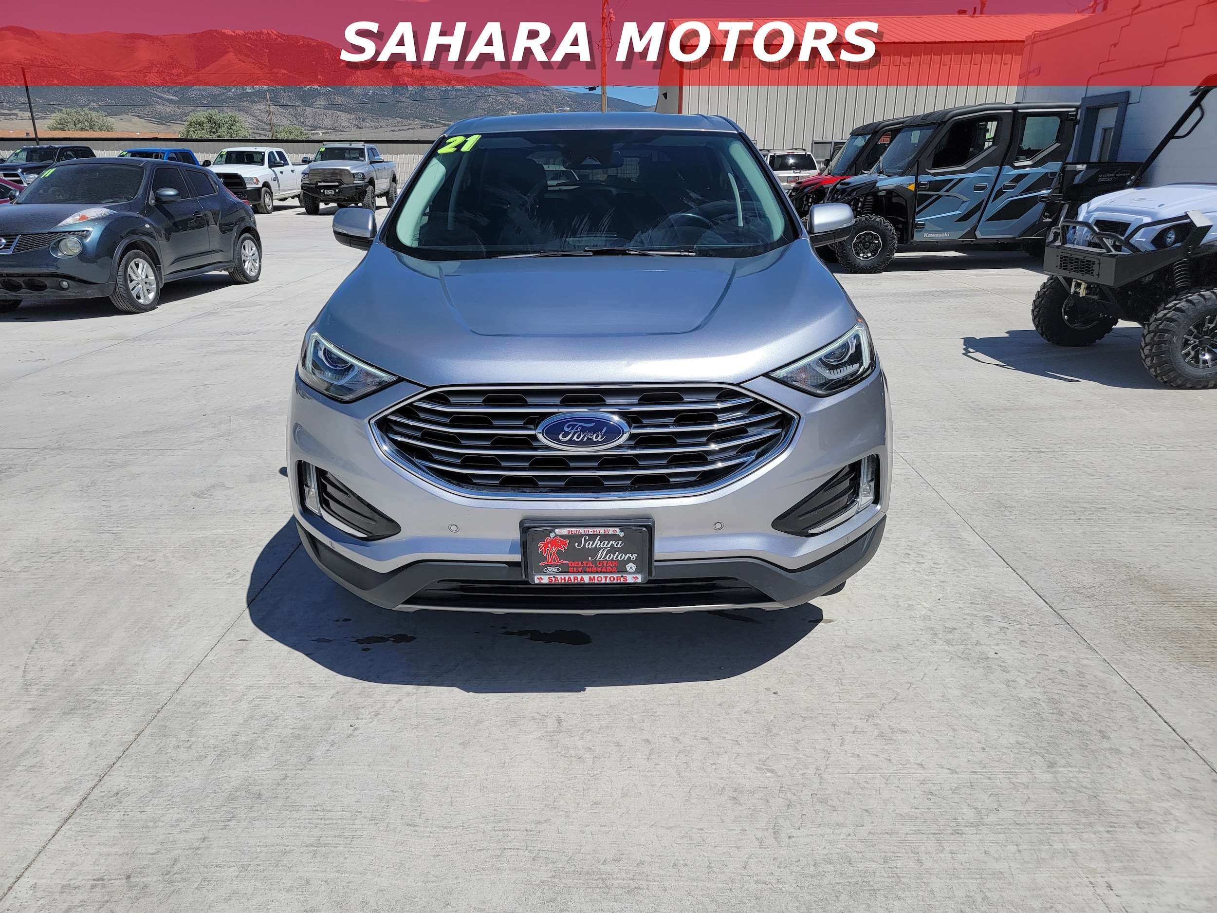 Used 2021 Ford Edge Titanium with VIN 2FMPK4K95MBA14794 for sale in Delta, UT
