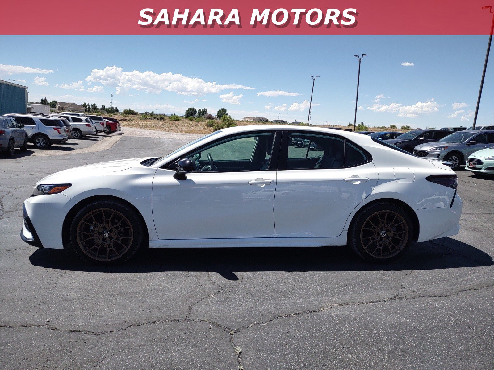 Used 2023 Toyota Camry SE with VIN 4T1G11AK9PU177436 for sale in Delta, UT