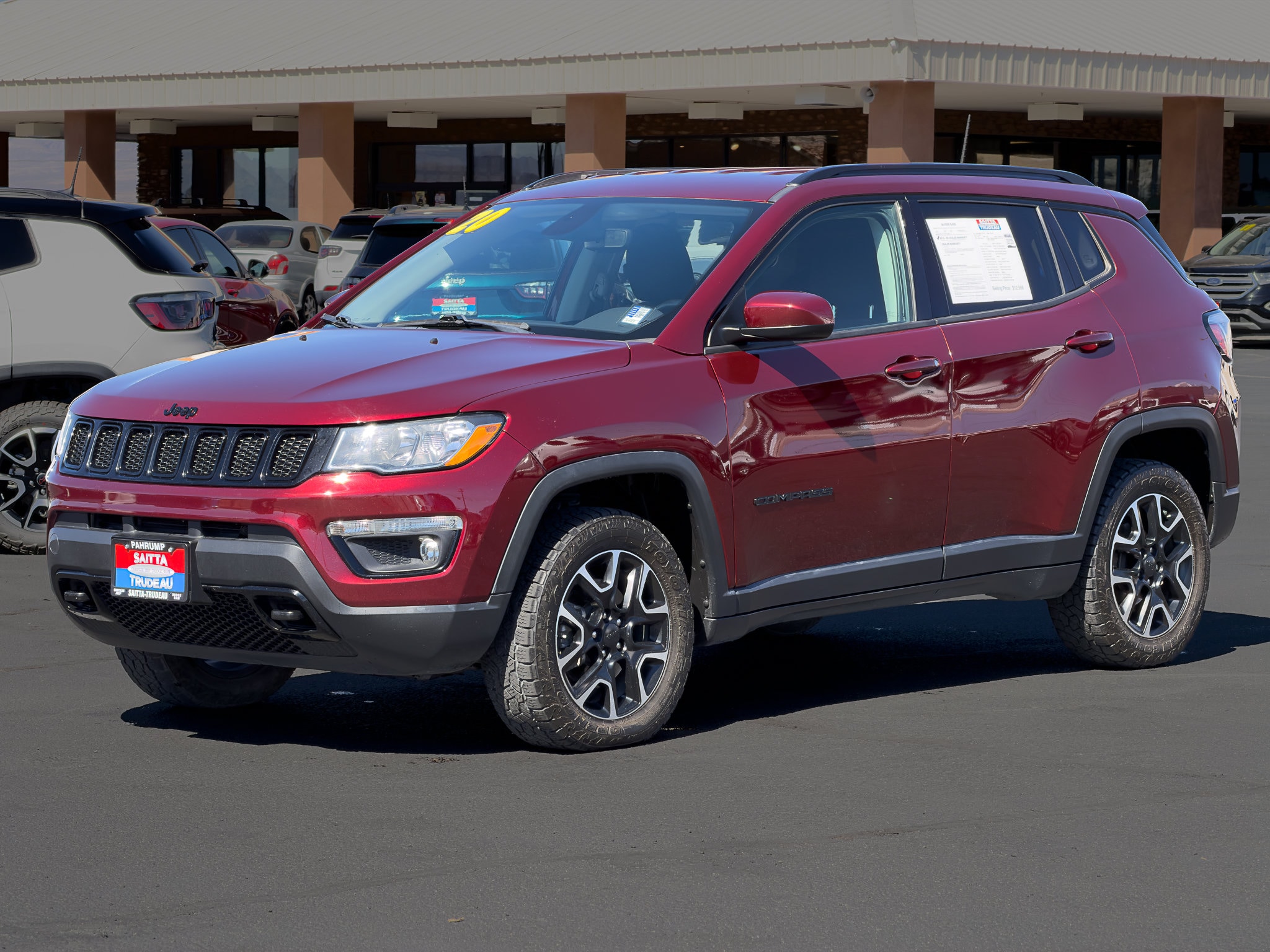 Used 2020 Jeep Compass North Edition with VIN 3C4NJDABXLT167743 for sale in Pahrump, NV