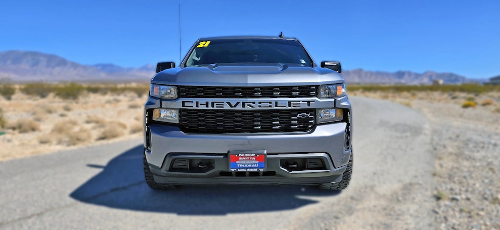 Used 2021 Chevrolet Silverado 1500 Custom Truck Crew Cab