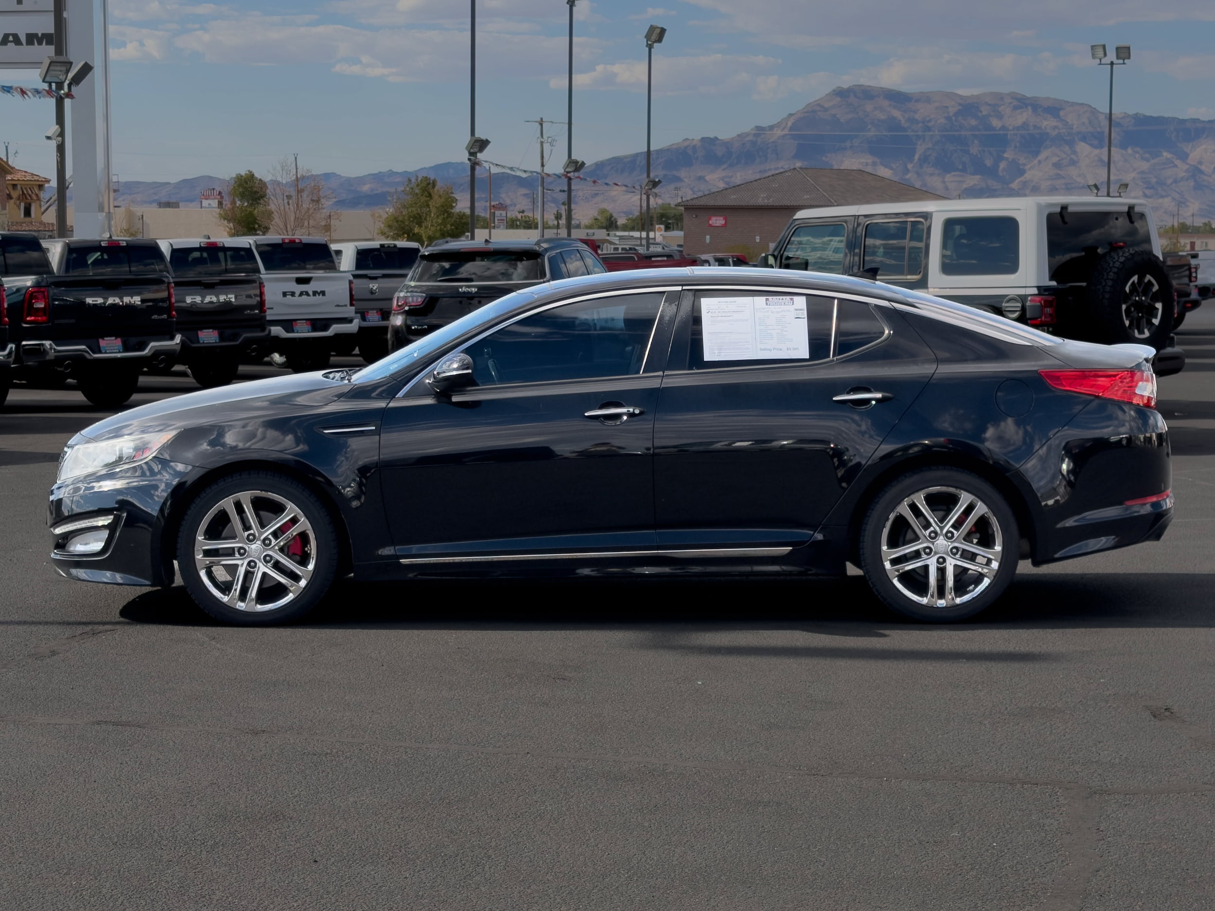 Used 2013 Kia Optima SX with VIN 5XXGR4A69DG111908 for sale in Pahrump, NV