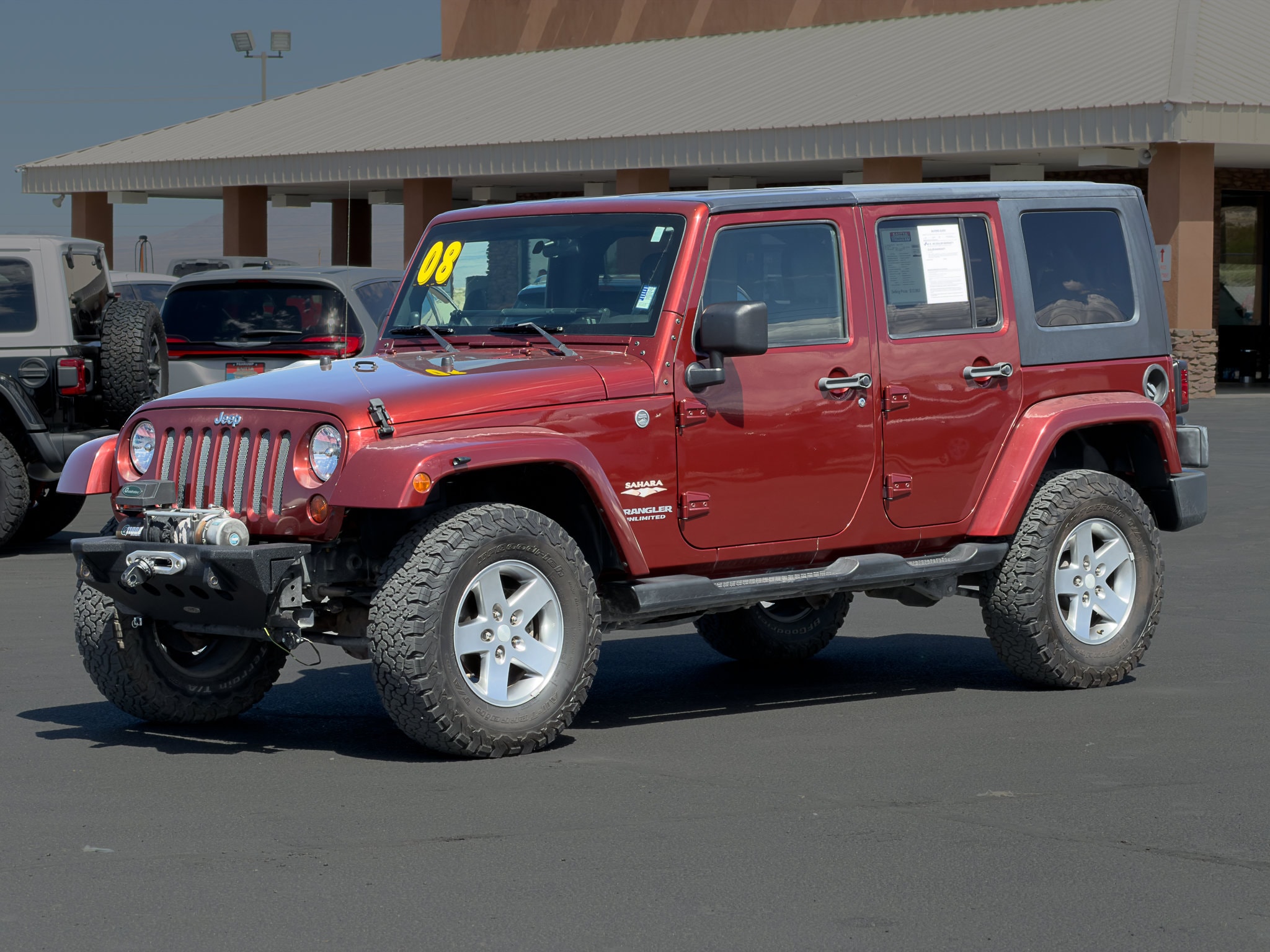 Used 2008 Jeep Wrangler Unlimited Sahara with VIN 1J8GA59148L552074 for sale in Pahrump, NV