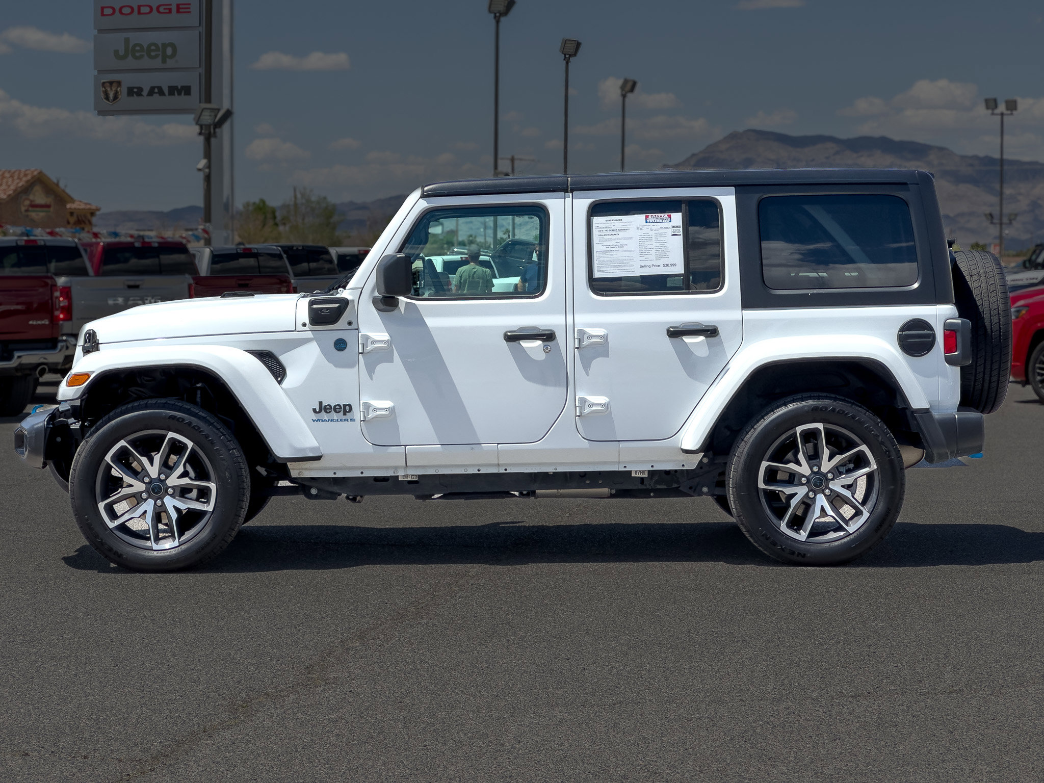 Used 2024 Jeep Wrangler 4xe Sports S 4XE with VIN 1C4RJXN60RW172422 for sale in Pahrump, NV
