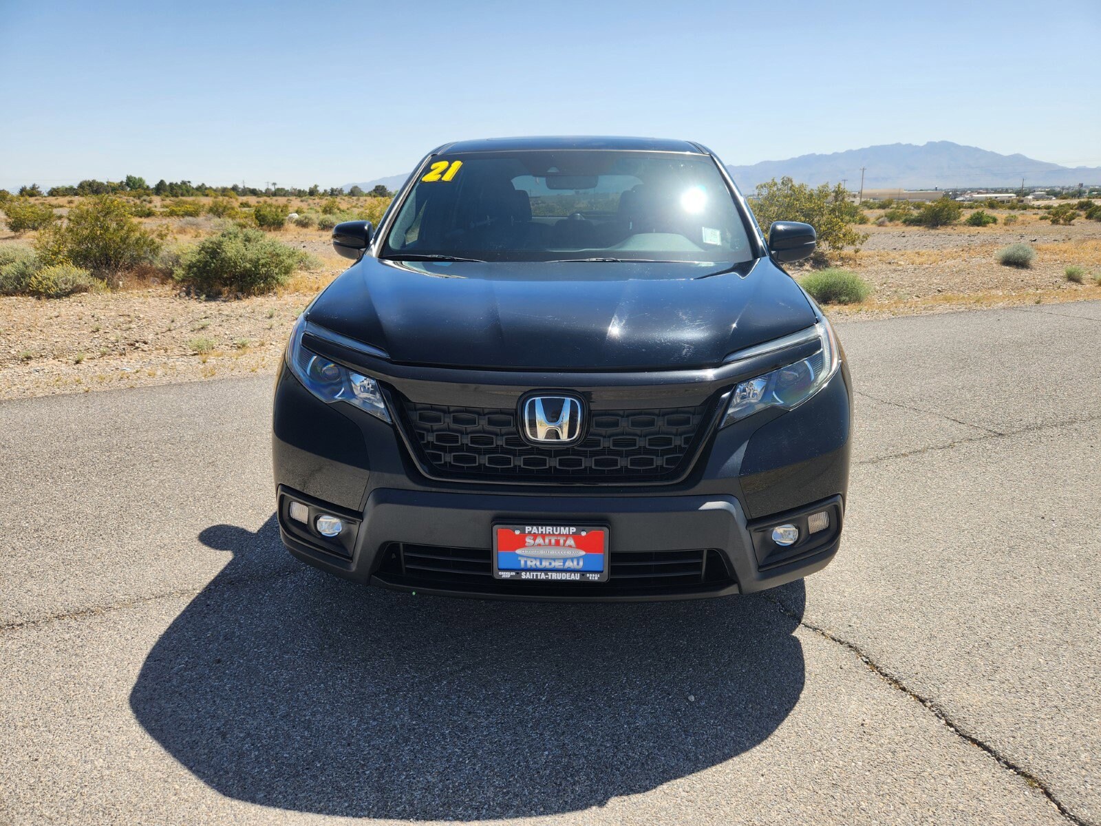 Used 2021 Honda Passport EX-L with VIN 5FNYF7H55MB005597 for sale in Pahrump, NV