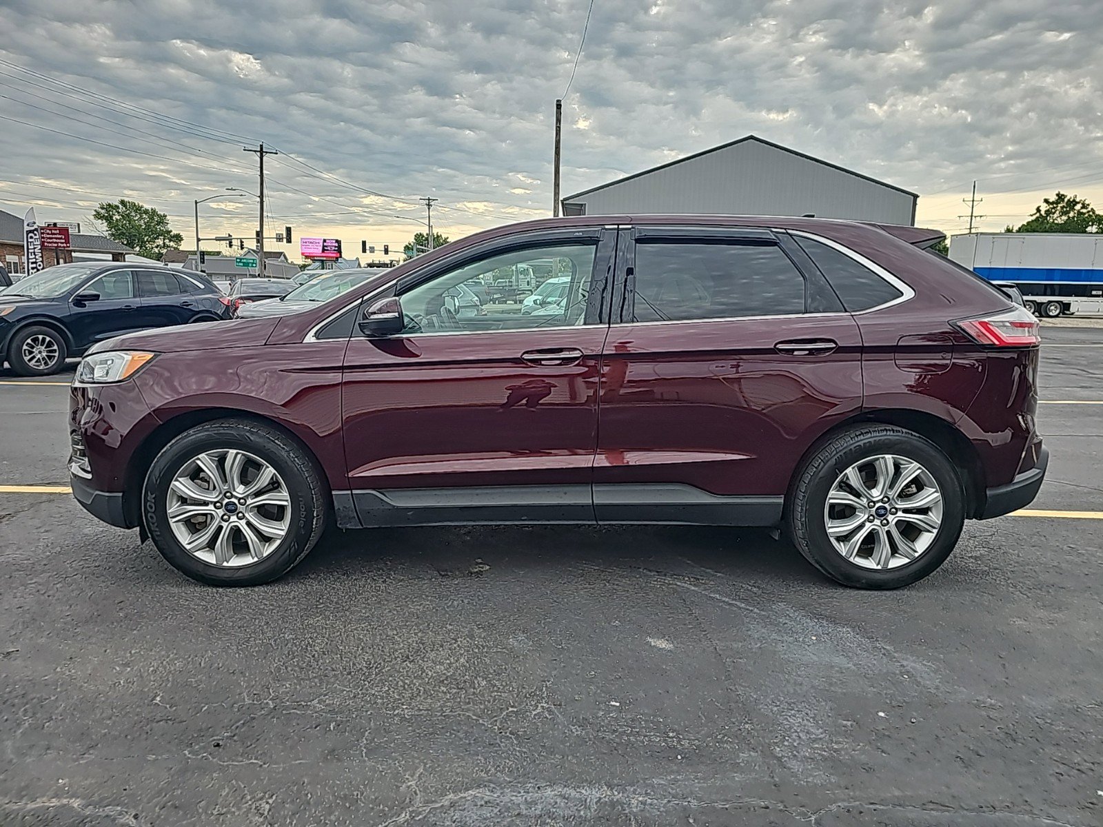 Used 2021 Ford Edge Titanium with VIN 2FMPK4K9XMBA28870 for sale in California, MO