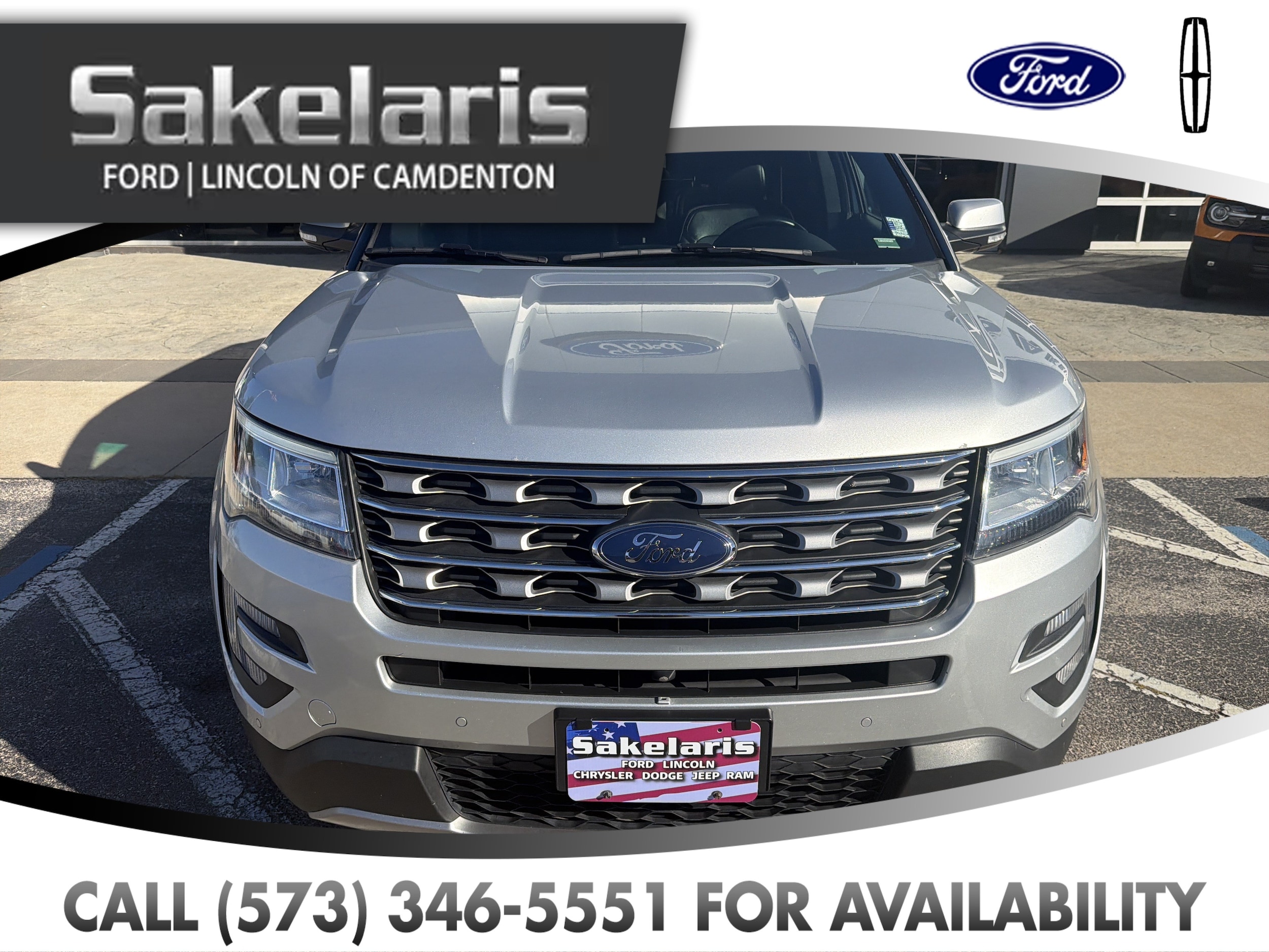 Used 2017 Ford Explorer Limited with VIN 1FM5K8FH2HGC54772 for sale in Camdenton, MO