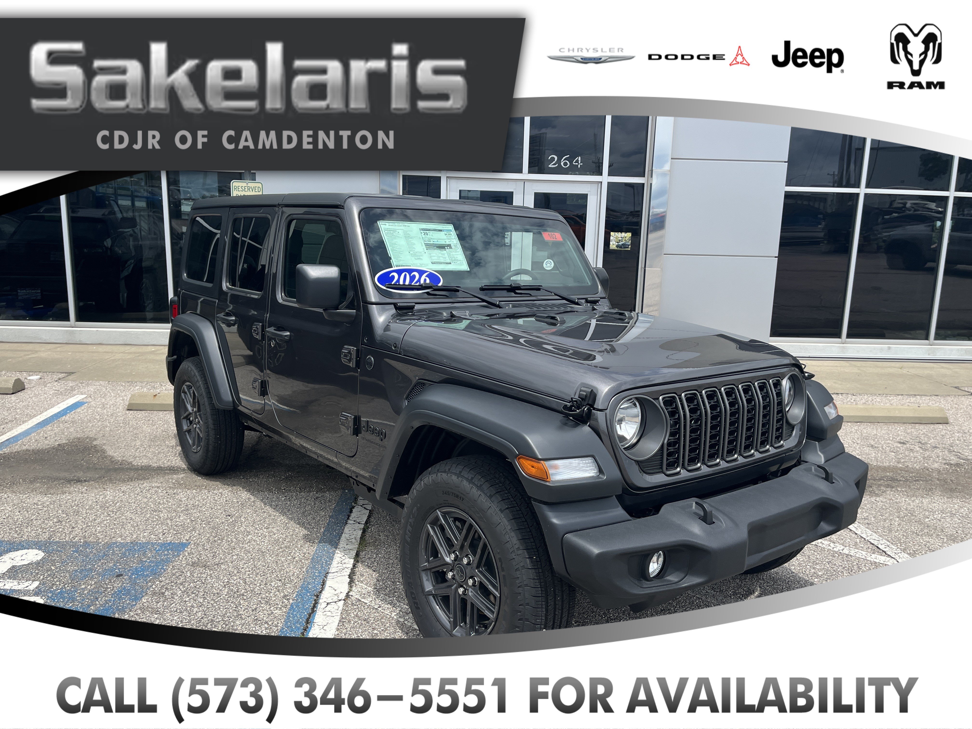 2026 Jeep Wrangler 4-DOOR SPORT Sport Utility