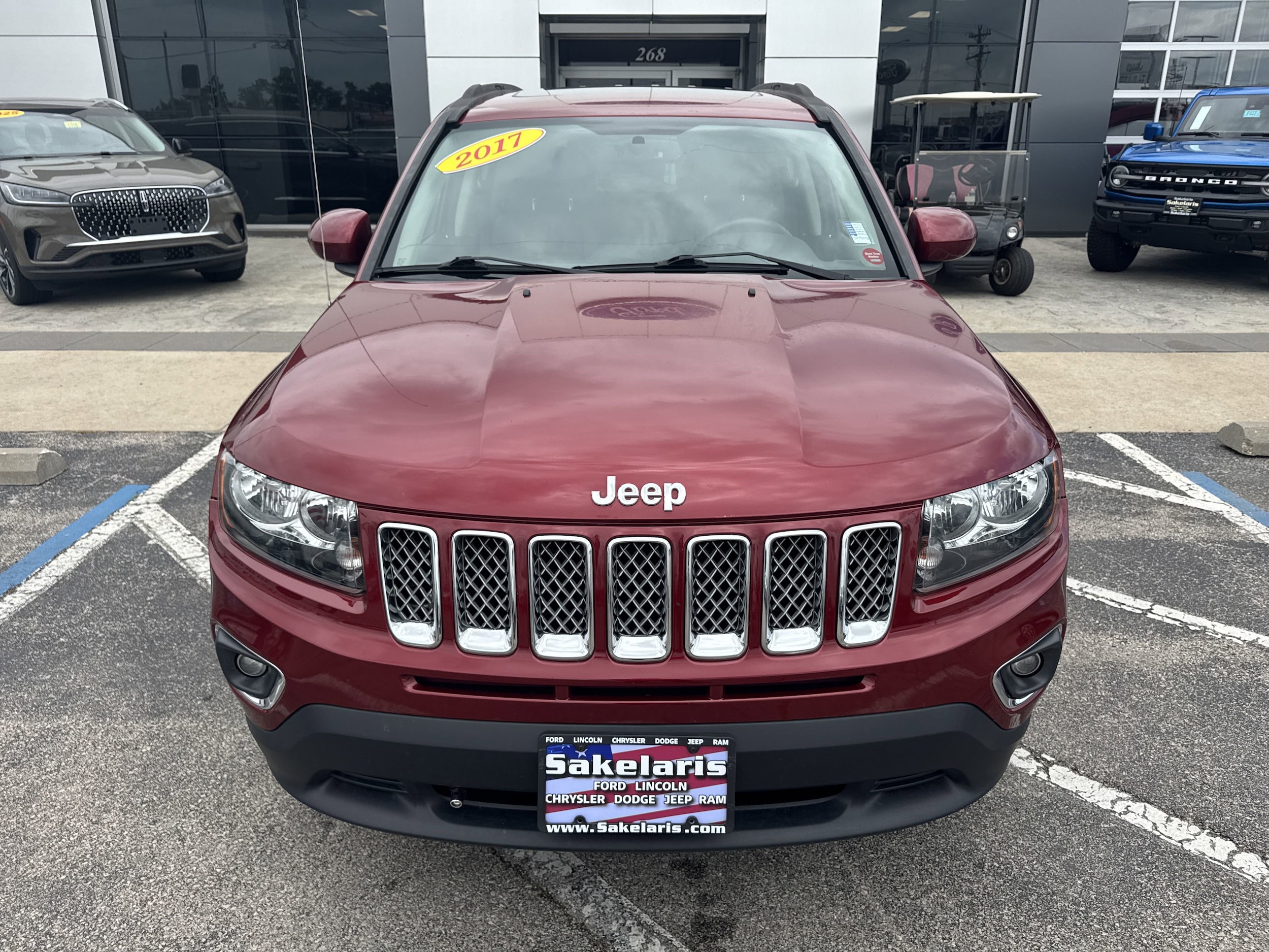 Used 2017 Jeep Compass High Altitude with VIN 1C4NJDEB8HD139852 for sale in Camdenton, MO