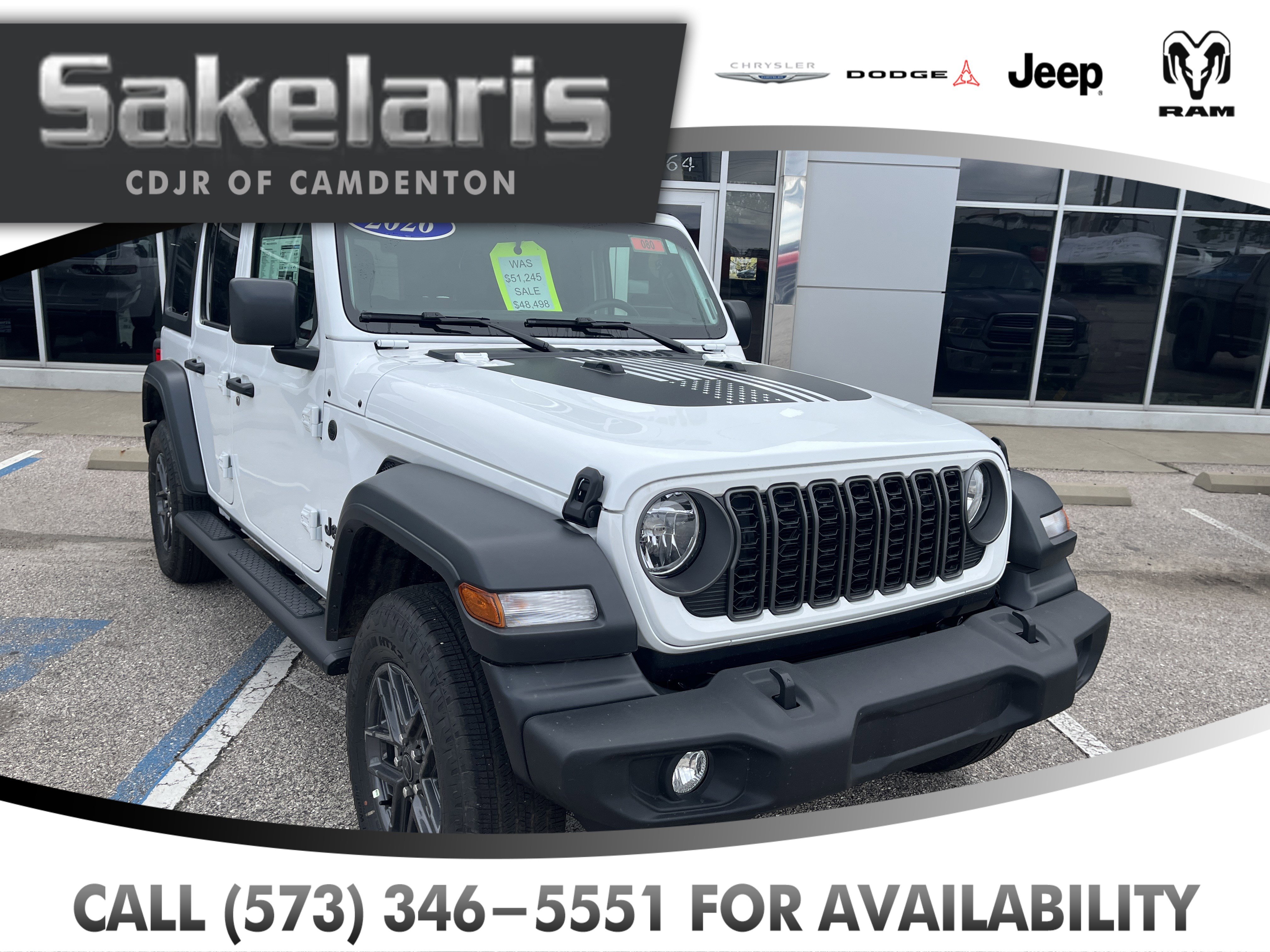 2026 Jeep Wrangler 4-DOOR SPORT Sport Utility