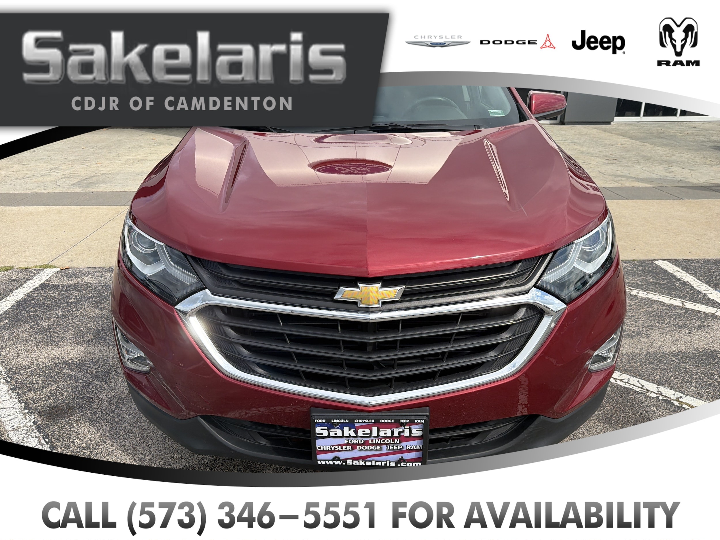 Used 2018 Chevrolet Equinox LT with VIN 3GNAXKEX5JS558607 for sale in Camdenton, MO