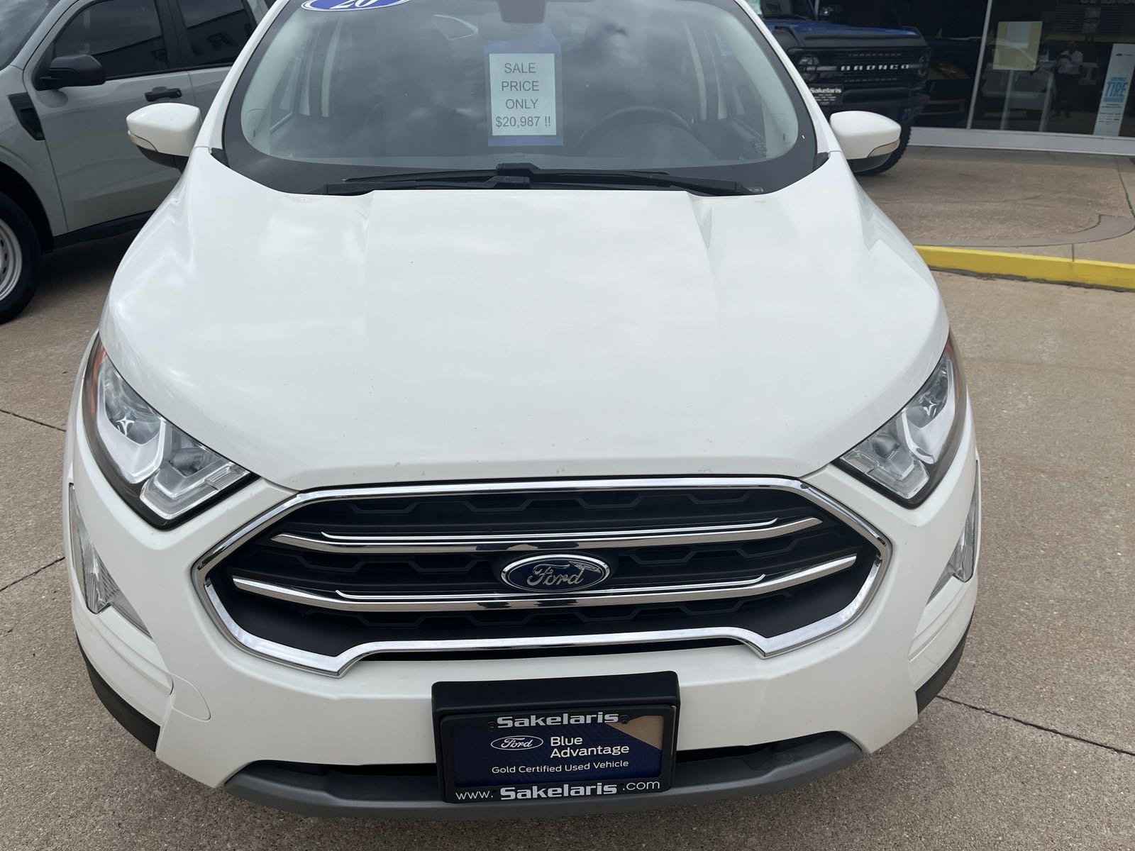 Certified 2020 Ford Ecosport Titanium with VIN MAJ3S2KE1LC353318 for sale in Versailles, MO