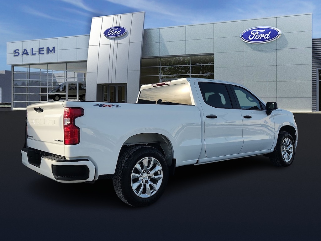 Certified 2023 Chevrolet Silverado 1500 4WD Crew Cab Standard Bed Custom Crew Cab
