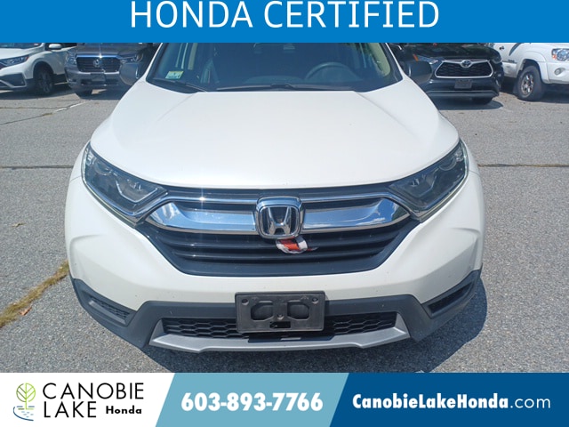 Certified 2018 Honda CR-V LX with VIN 2HKRW6H31JH200896 for sale in Salem, NH