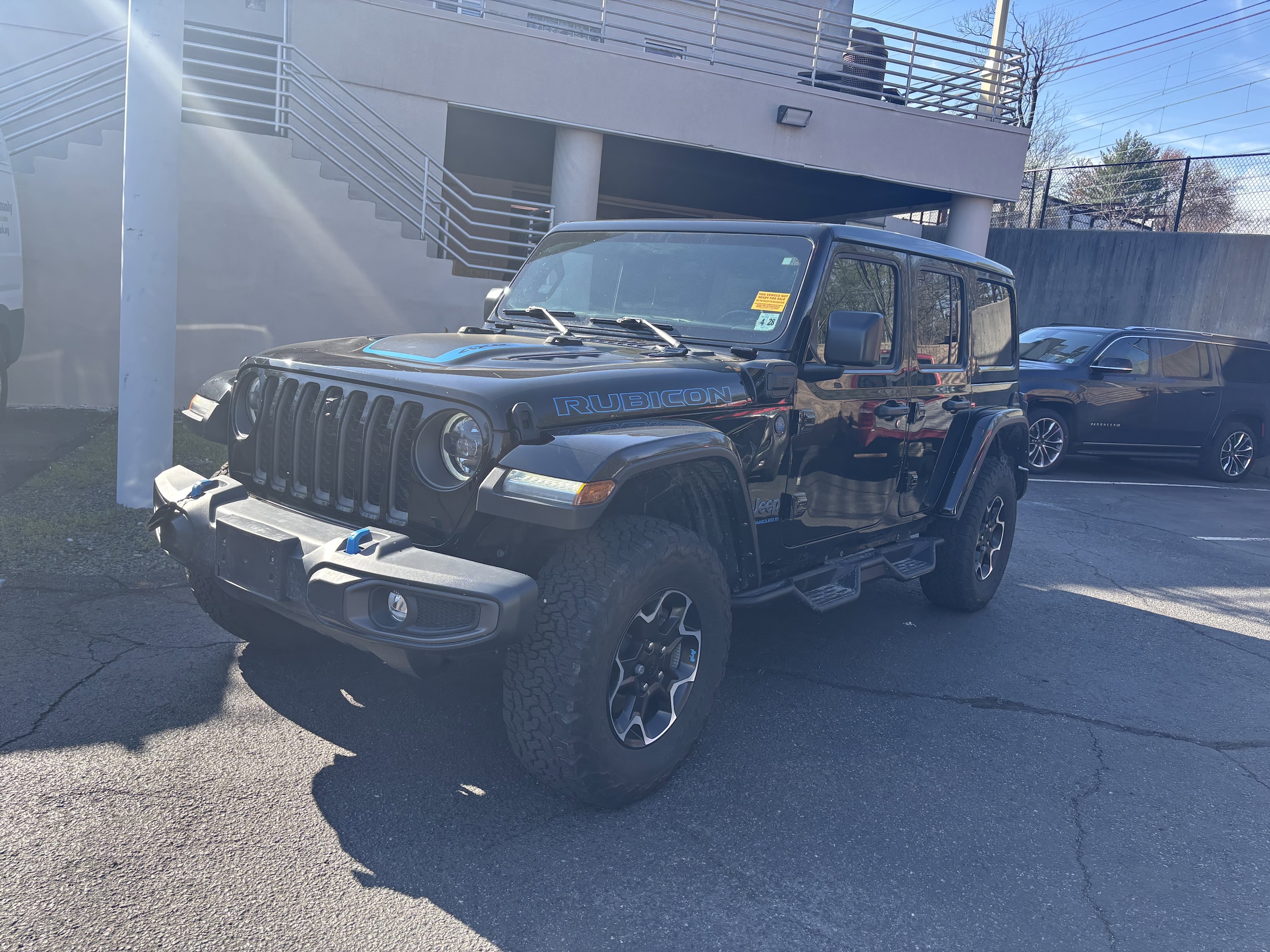 Used 2023 Jeep Wrangler 4xe Rubicon 4XE with VIN 1C4JJXR61PW586118 for sale in Summit, NJ