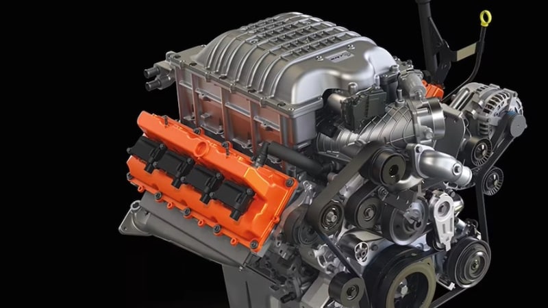 2024 Ram 1500 Supercharged 6.2-liter HEMI V8 Engine