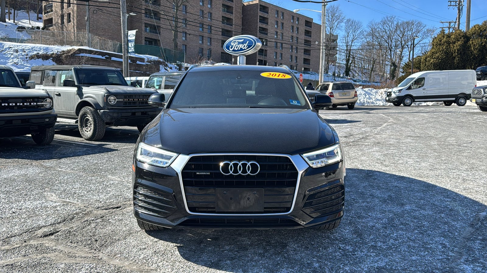 Used 2018 Audi Q3 Premium Plus with VIN WA1JCCFS9JR027629 for sale in Summit, NJ