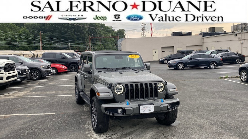 Certified 2022 Jeep Wrangler 4xe Unlimited Sahara High Altitude SUV