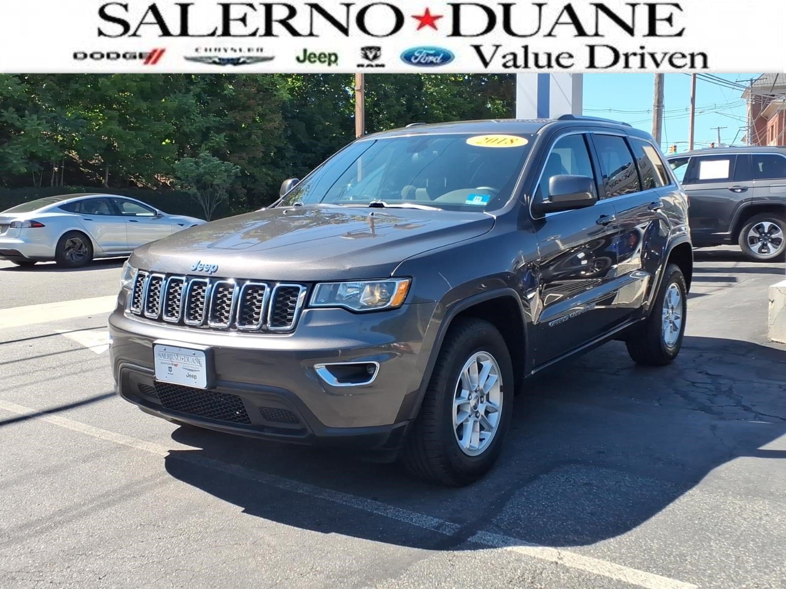 Used 2018 Jeep Grand Cherokee Laredo E with VIN 1C4RJFAG2JC507274 for sale in Summit, NJ