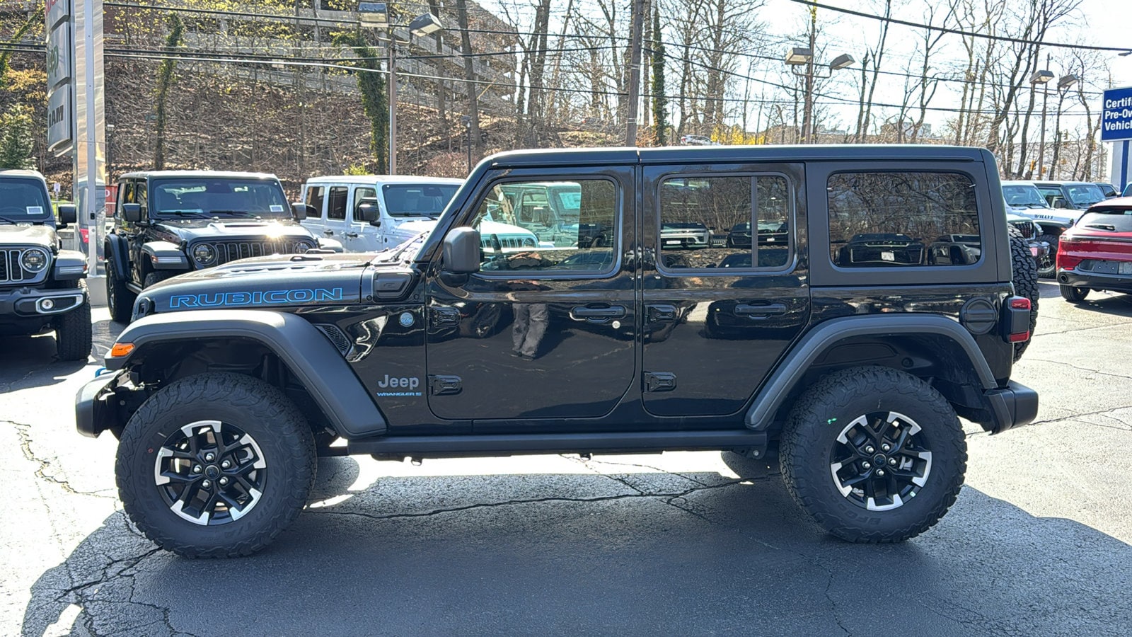 Certified 2025 Jeep Wrangler 4xe Rubicon 4XE with VIN 1C4RJXR60SW584517 for sale in Summit, NJ