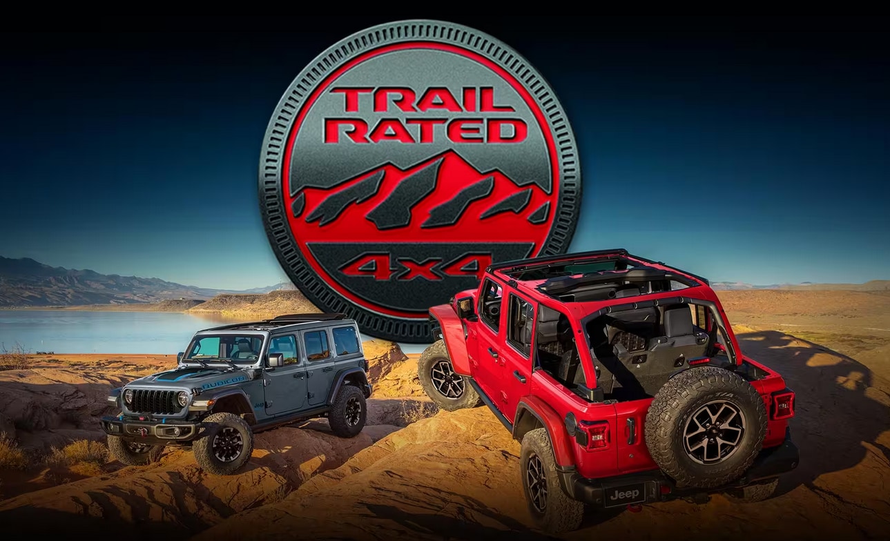 2024 Jeep® Wrangler 4x4 Capability Trail Rated Badge