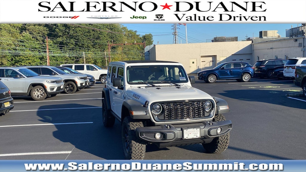 New 2025 Jeep Wrangler 4-DOOR WILLYS Sport Utility