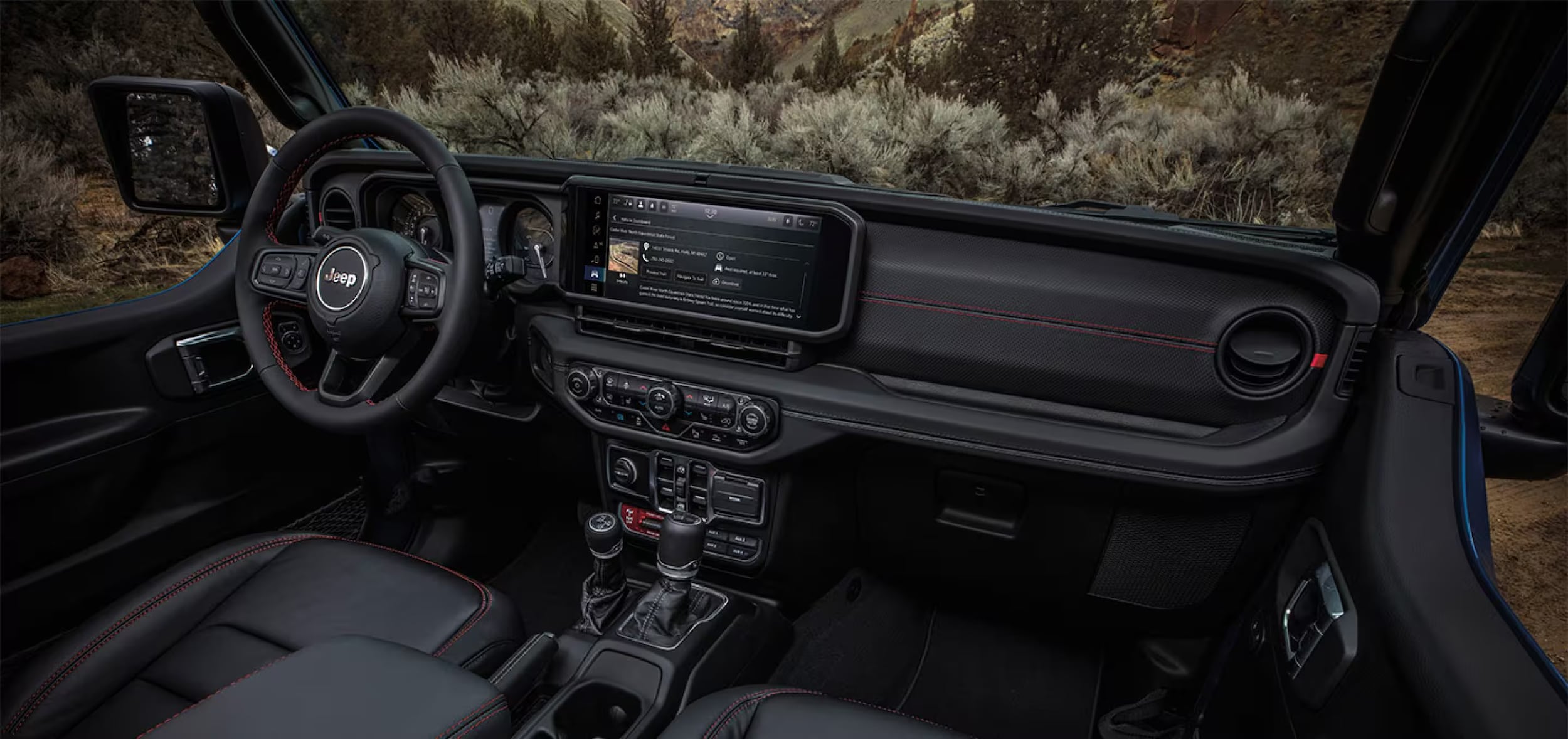 2026 Jeep Wrangler interior technology at Salerno Duane Chrysler Jeep Dodge Ram in Summit, NJ