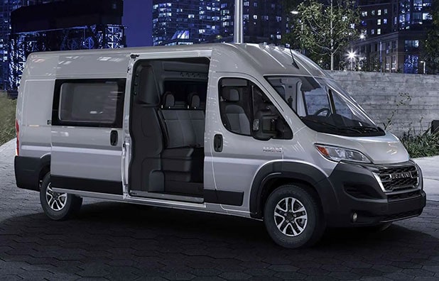 2023 Ram ProMaster Crew Van Package seats three people