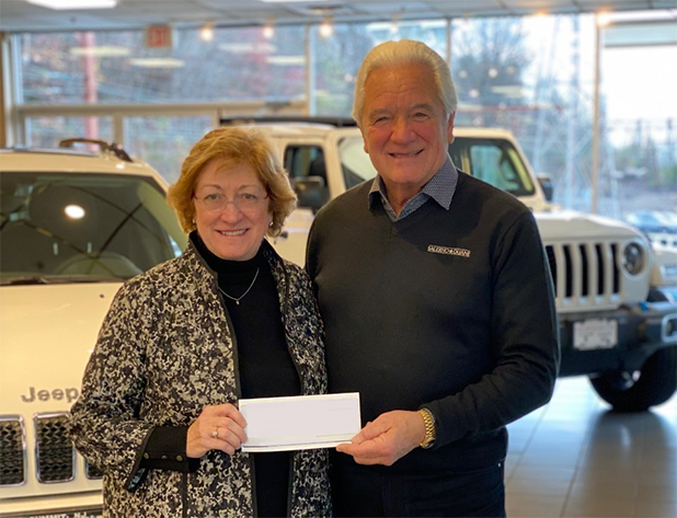 Salerno Duane makes donation to Summit Fire Dept