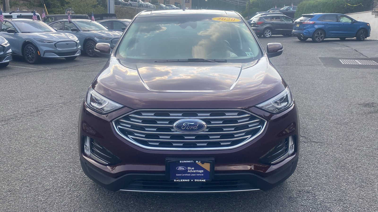 Certified 2020 Ford Edge SEL with VIN 2FMPK4J98LBA22520 for sale in Summit, NJ