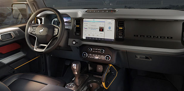 2023 Ford Bronco Connected Built-In Navigation.