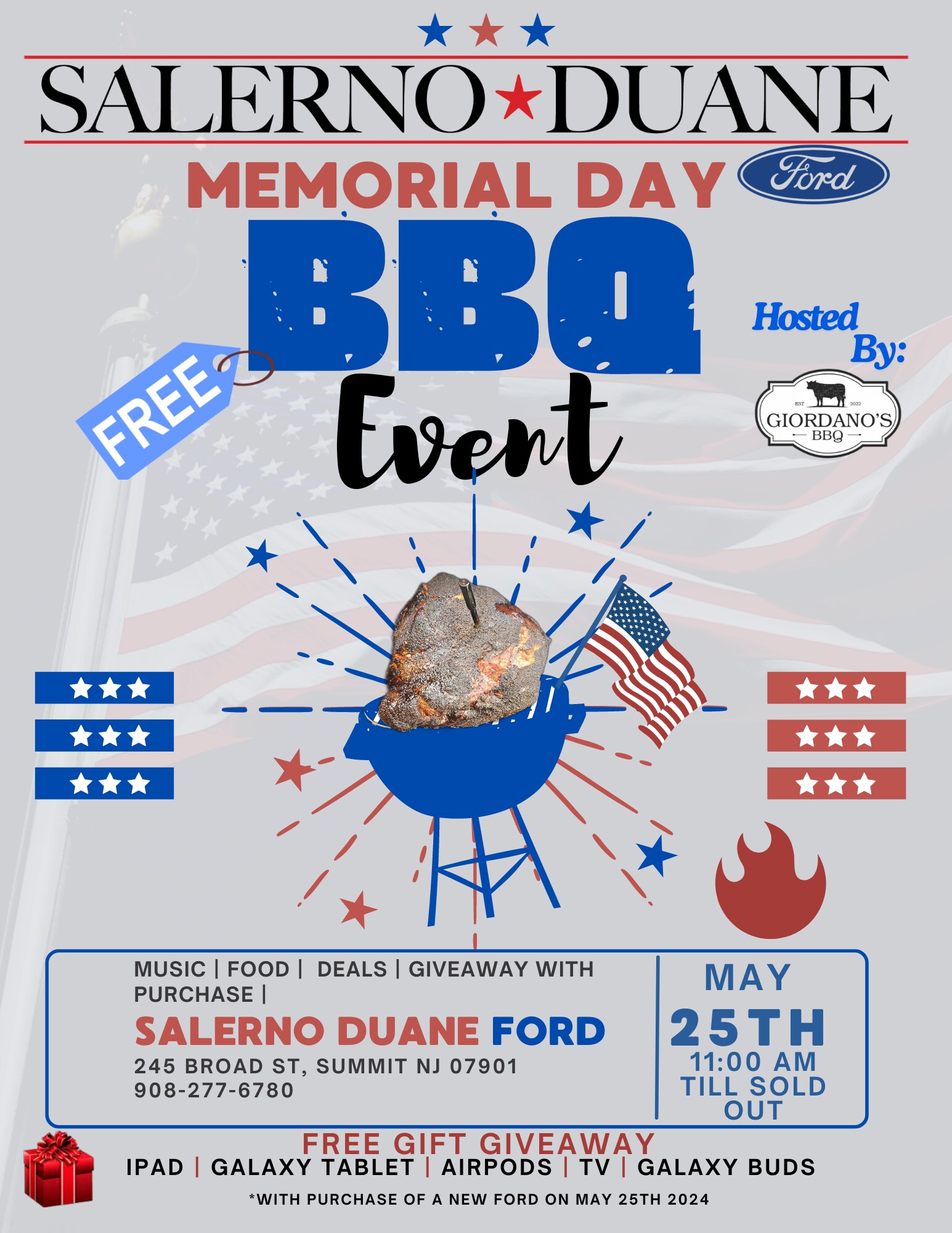Salerno Duane Ford Memorial Day Event
