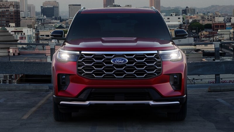 2025 Ford Explorer refreshed grille