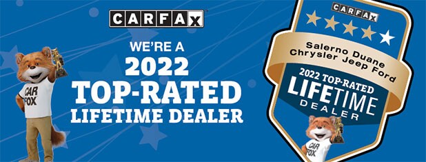 Salerno Duane Ford 2022 CARFAX Top-Rated LIFETIME Dealer!