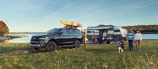 2023 Ford Expedition towing capacity of up to 9,300-lbs 