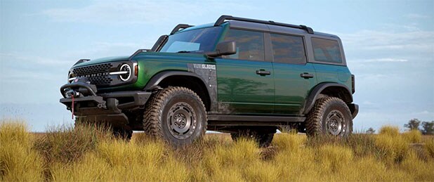 2023 Ford Bronco Eruption Green exterior colors
