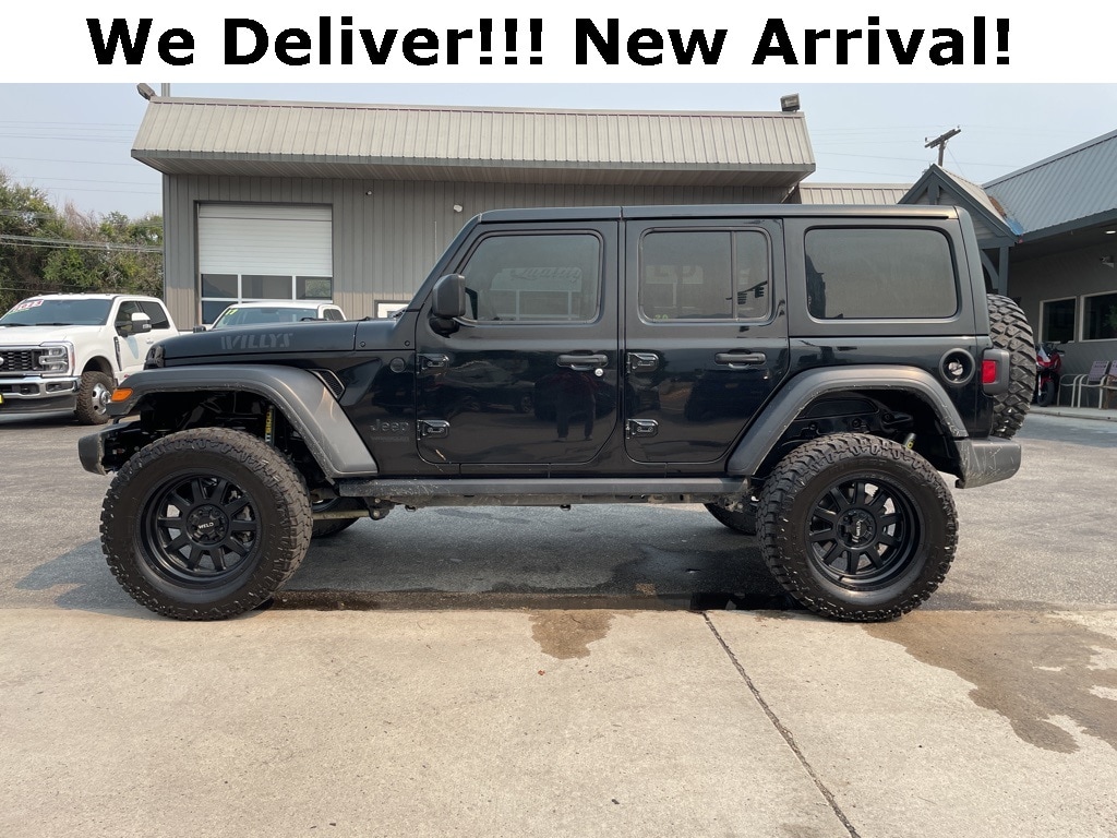 Used 2020 Jeep Wrangler Unlimited Willys with VIN 1C4HJXDG1LW267987 for sale in Salmon, ID