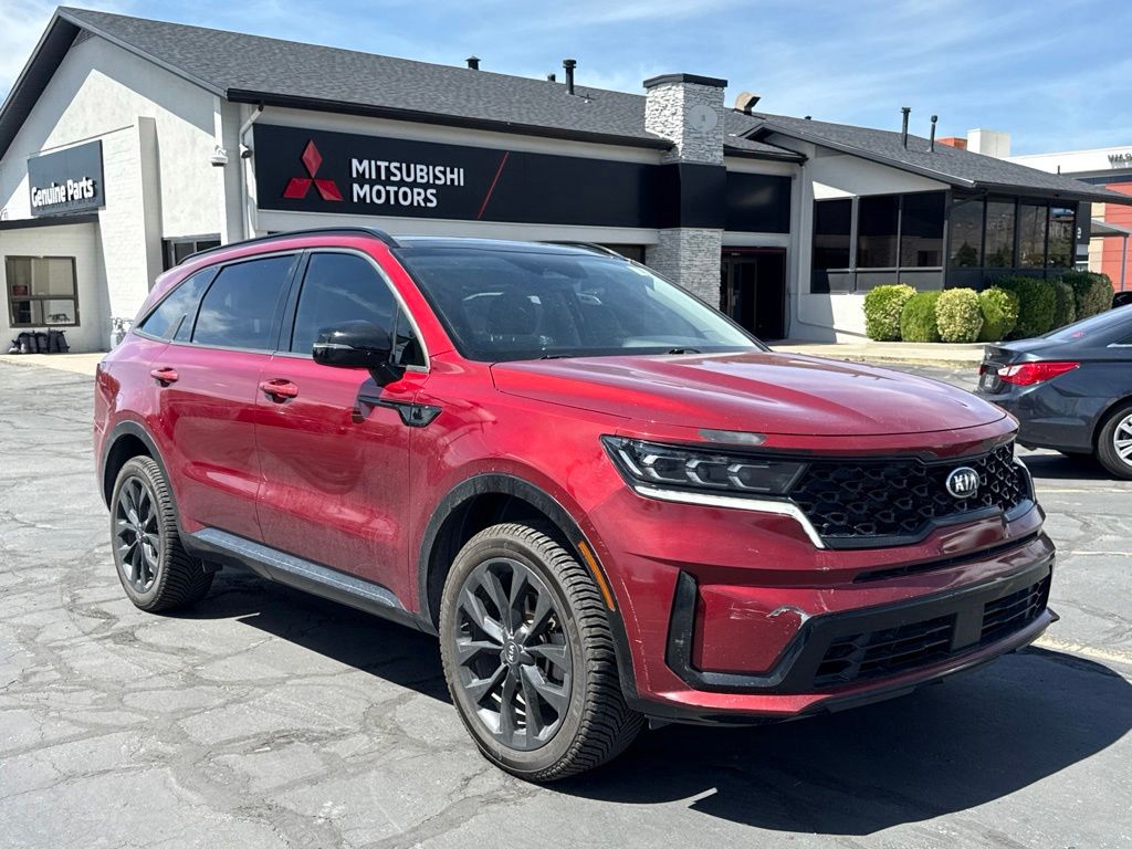Used 2021 Kia Sorento SX with VIN 5XYRKDLF8MG025205 for sale in South Salt Lake, UT