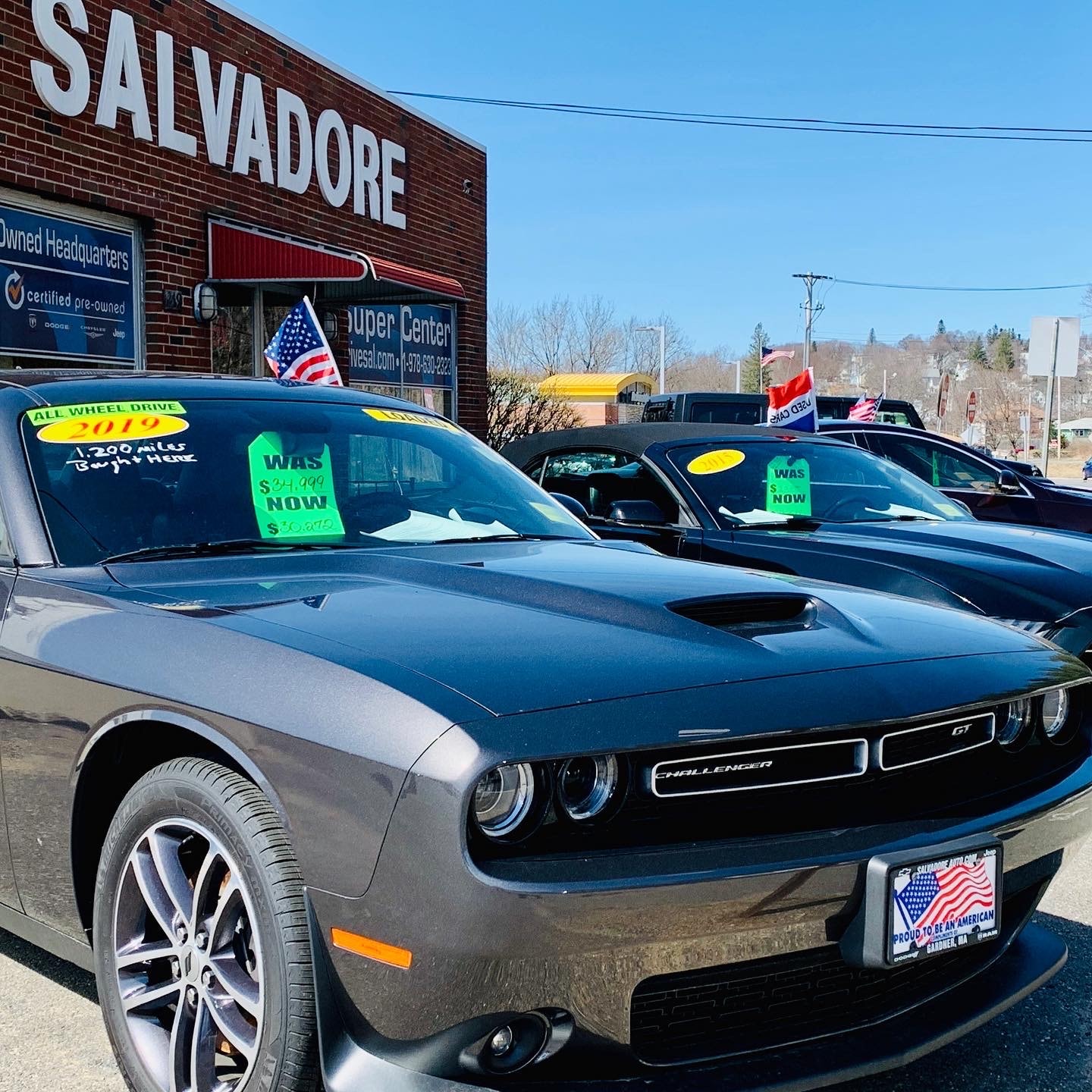 New & Used Car Dealership Salvadore CDJR Gardner, MA