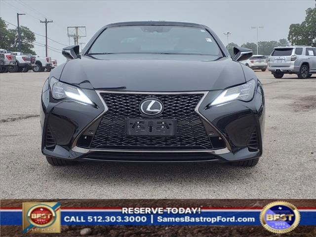 Used 2021 Lexus RC 350 F SPORT with VIN JTHGZ5BC0M5023990 for sale in Laredo, TX